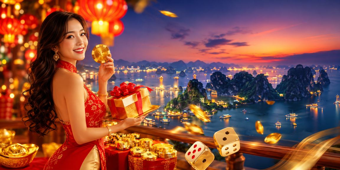 Người chơi tài xỉu trong không khí lễ hội Tết tại vùng vịnh Hạ Long
